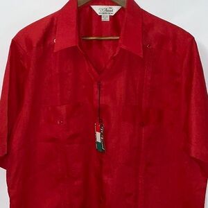 NWT, D’Accord Guayabera Shirt, Men’s XL
